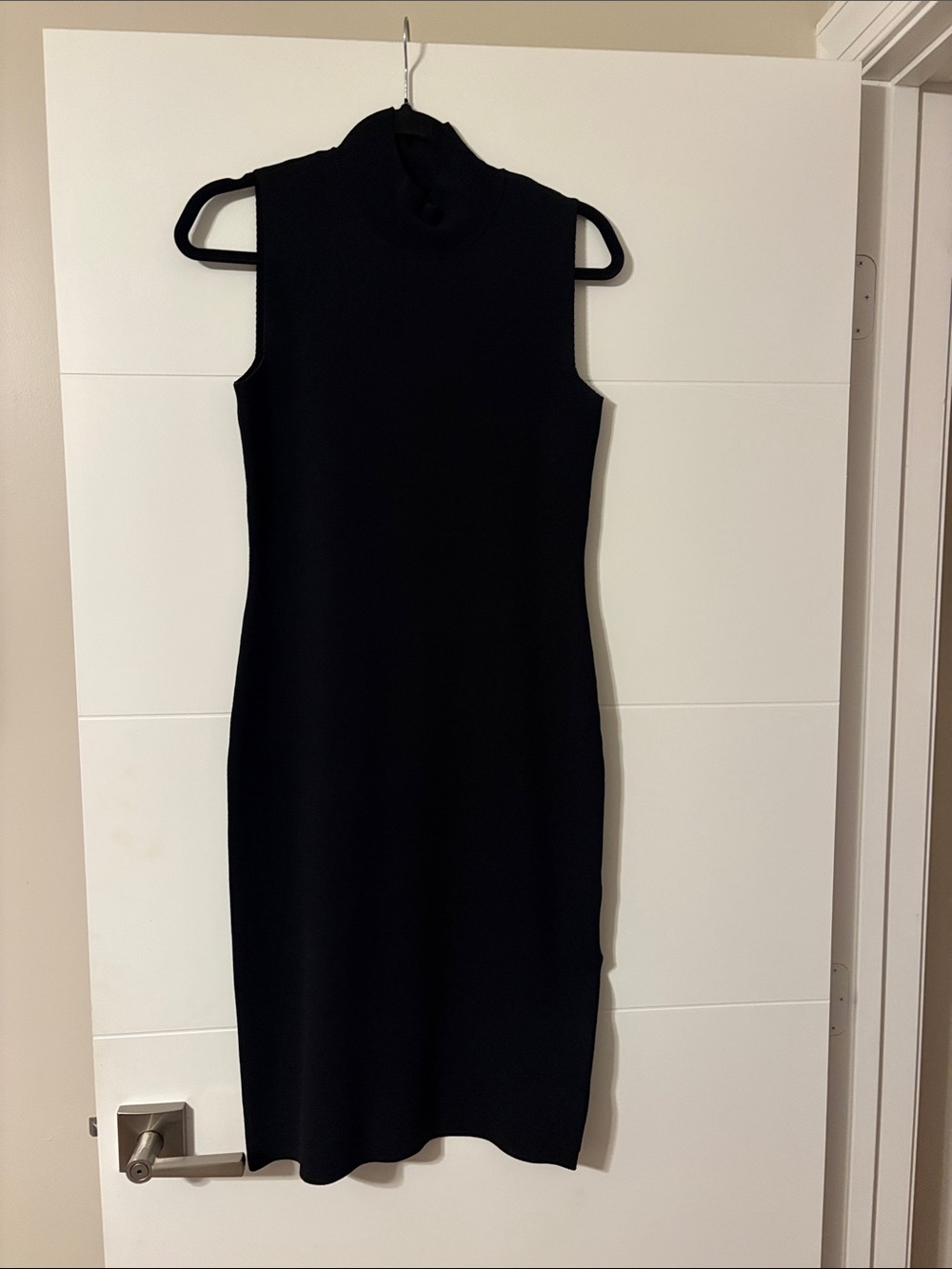 House of Harlow Black Midi Stretch Dress